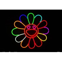 Papatya Dekoratif Neon Led Tablo, Neon Duvar Tabela